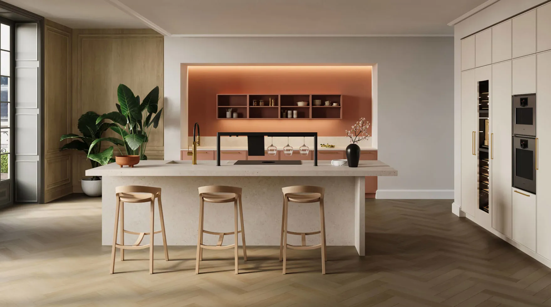 Una cucina moderna