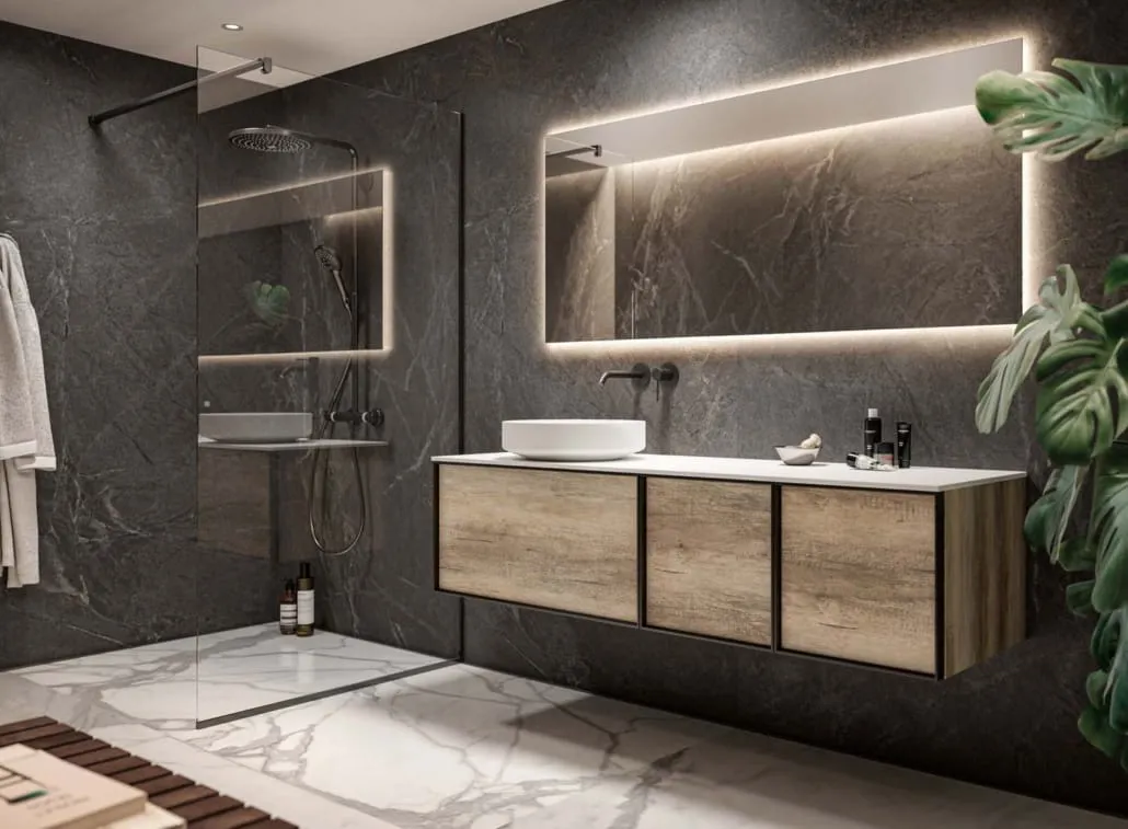 Soluzioni moderne per il bagno e la lavanderia